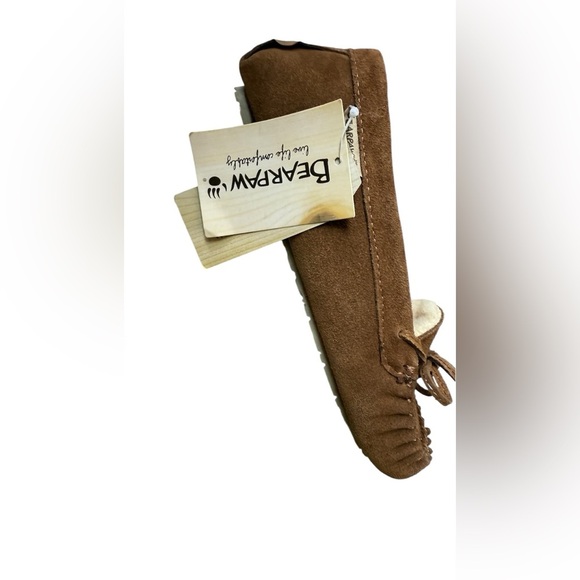 BEARPAW Astrid Moccasins in Hickory size 8 - Picture 4 of 5